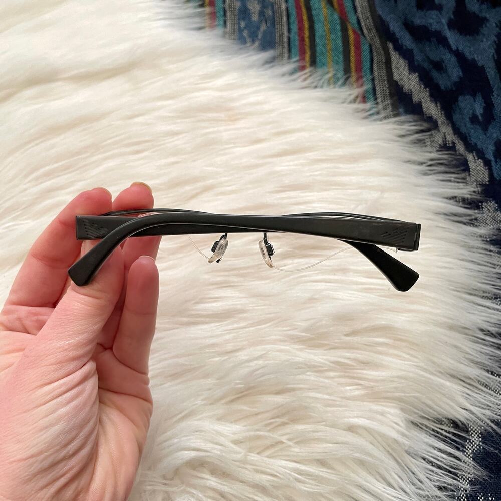 Emporio Armani prescription eyeglasses FRAMES EA 1006. Black / gray plastic - Picture 2 of 6